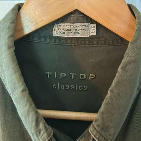 Tip top classics, men’s work shirt, well-made. Army, green colour size large. - Picture 2 of 7